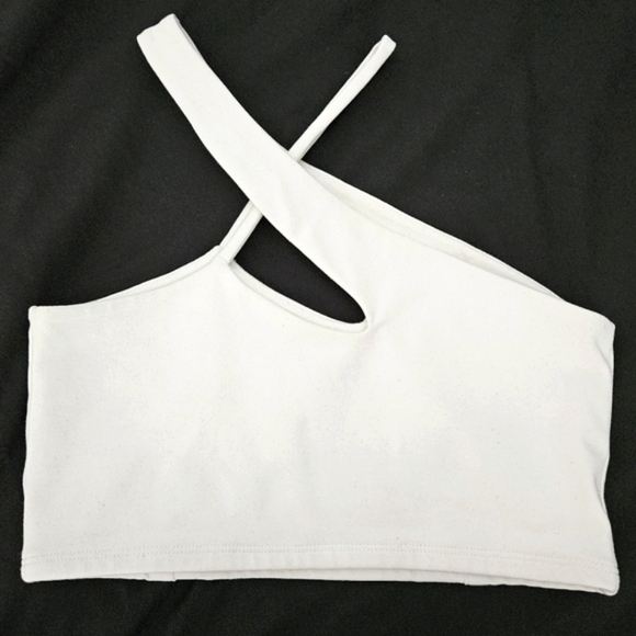 Donna Mizani white crop top, size XS - Picture 1 of 5